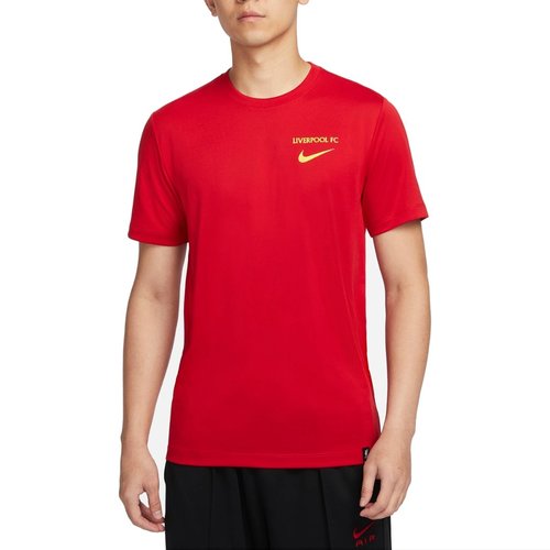Nike Liverpool FC Dri-FIT T-Shirt - Red/Yellow - FZ8719-687