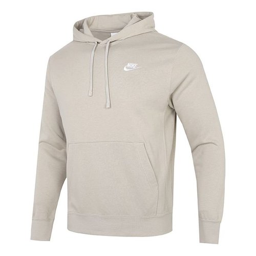 Nike Logo Casual Sports hooded Pullover Gray - Grey - CZ7858-236