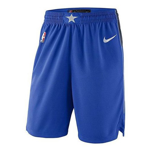 Dallas Mavericks Icon Edition Nike NBA Swingman Shorts - Game Royal/College Navy/Flat Silver/White - AJ5599-480