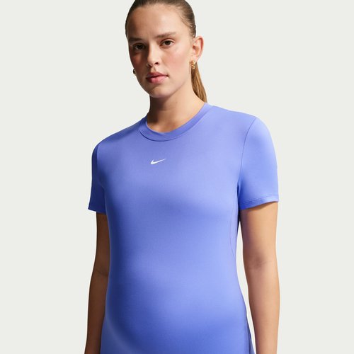 Nike M One Dri-FIT Slim-Fit Short-Sleeve Top Maternity - Sapphire - FN5001-570