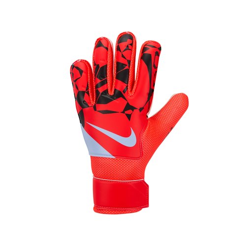 Nike Match Jr. Goalkeeper Soccer Gloves - Bright Crimson/Black/Royal Tint - HQ0258-635
