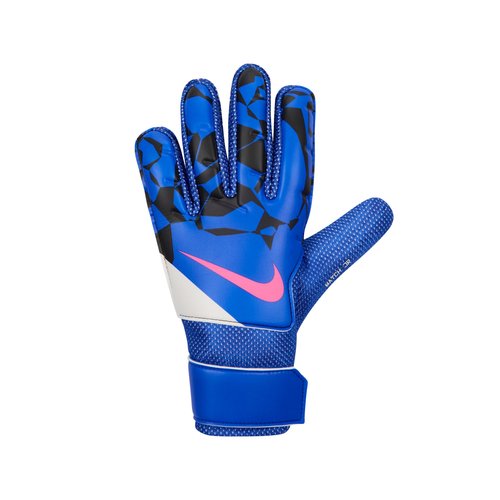 Nike Match Jr. Goalkeeper Soccer Gloves - Racer Blue/Black/White/Pink Blast - HQ0258-458
