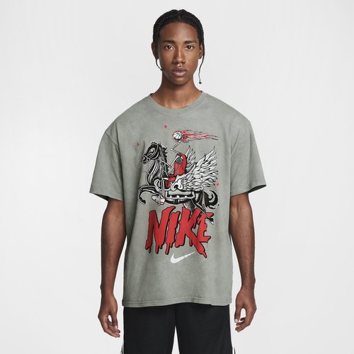 Nike Max90 Basketball T-Shirt - Flat Pewter - HF6199-029