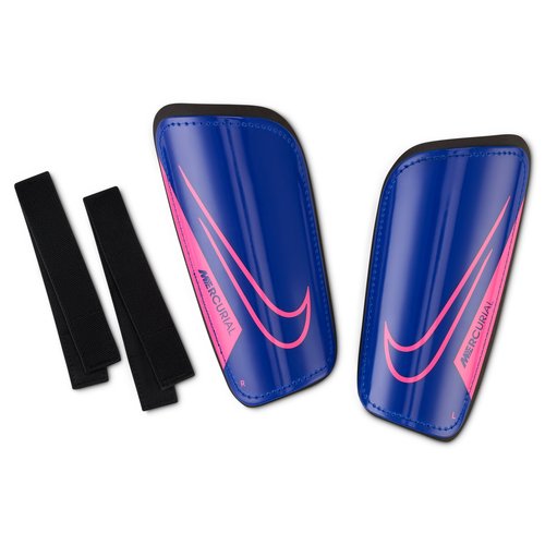 Nike Mercurial Hardshell Soccer Shin Guards - Racer Blue/Black/Pink Blast - DN3614-458