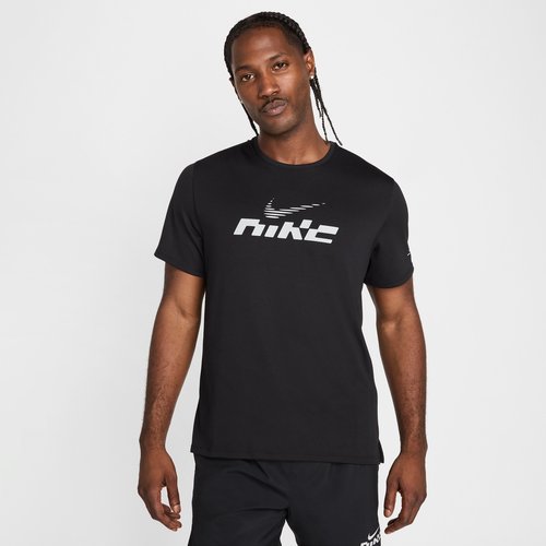 Nike Miler Flash Dri-FIT UV Short-Sleeve Running Top - Black - IB4127-010