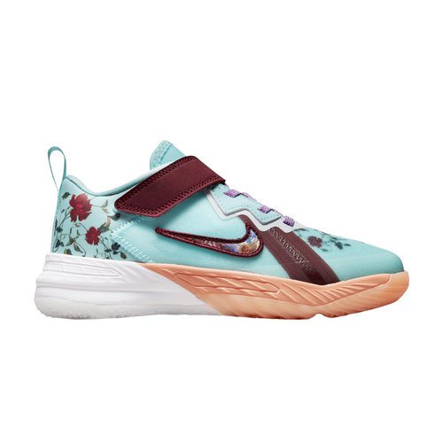 Nike Mimi Plange x Lebron 18 Low - Psychic Blue/Violet Shock/White/Team Red - DN4176-400