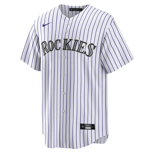 Nike MLB Colorado Rockies Kris Bryant Replica Baseball Jersey - White/Purple - T770DNWWDN7-1Z0