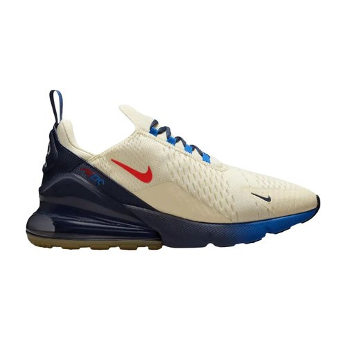 MLB x Nike Air Max 270 - Coconut Milk/Thunder Blue/Chile Red - HQ7997-100