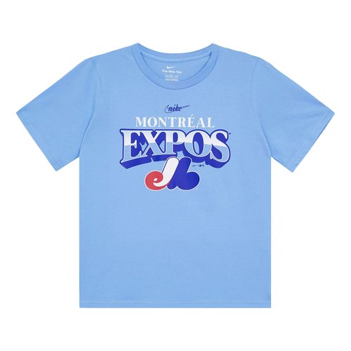Nike Montreal Expos Cooperstown Collection Rewind Arch T-shirt - Blue - 3Z3B7SBGM-EXP