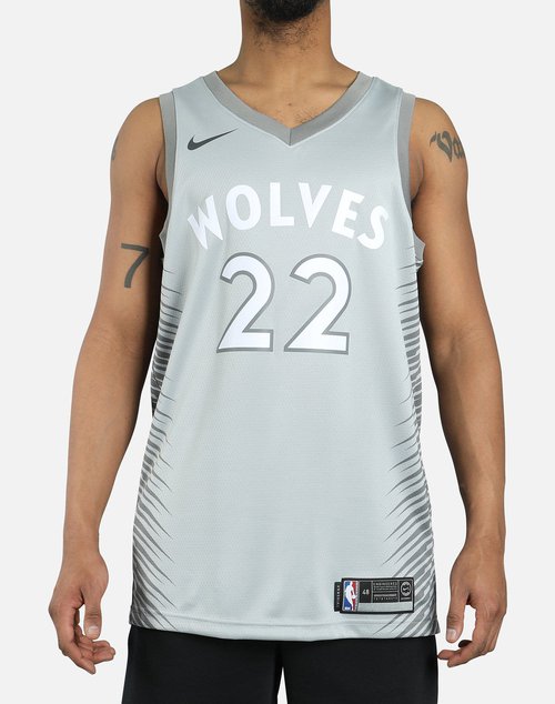 Nike NBA ANDREW WIGGINS MINNESOTA TIMBERWOLVES CITY EDITION SWINGMAN JERSEY - Flat Silver - 912125-008