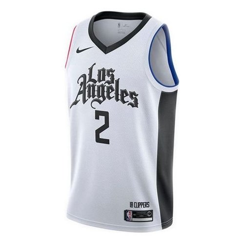 Nike NBA City SW Fan Edition Los Angeles Clippers Leonard 2 Basketball Jersey/Vest - White - AV4644-102