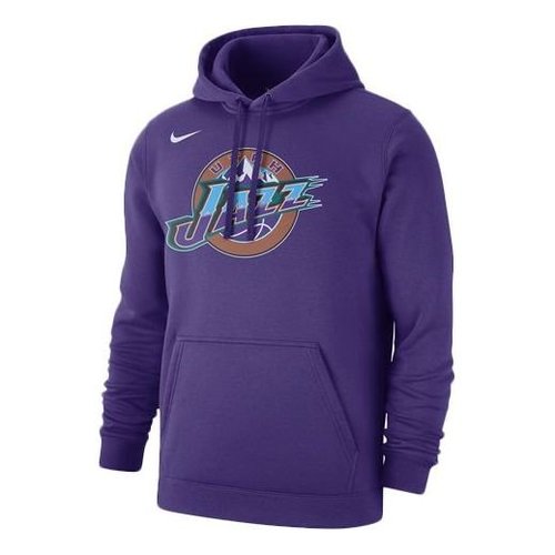 Nike NBA Classic Logo Utah Jazz Drawstring Fleece Lined - Purple - CI4540-504