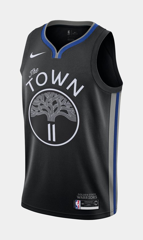 Nike NBA GSW CE 19 Swingman Jersey Free Shipping - Grey/White - AV4638-010