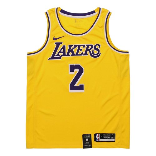 Nike NBA Jersey Basketball Jersey/Vest SW Fan Edition Lonzo Ball Lakers 2 Team limited - Yellow - AA7099-728