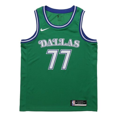 Nike NBA Luka Doncic Dallas Mavericks 2021/22 Classic Edition Swingman Jersey #77 - Green - CN1021-320
