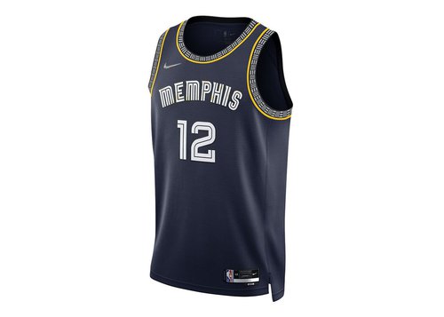 Nike NBA Memphis Grizzlies Morant City Edition Swingman Jersey - Navy Blue - DB4033-419