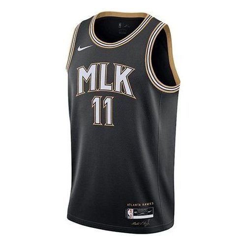 Nike NBA Retro Basketball Jersey/Vest SW Fan Edition 20-21 Season Atlanta Hawks Trae Young 11 - Black - CN1711-014