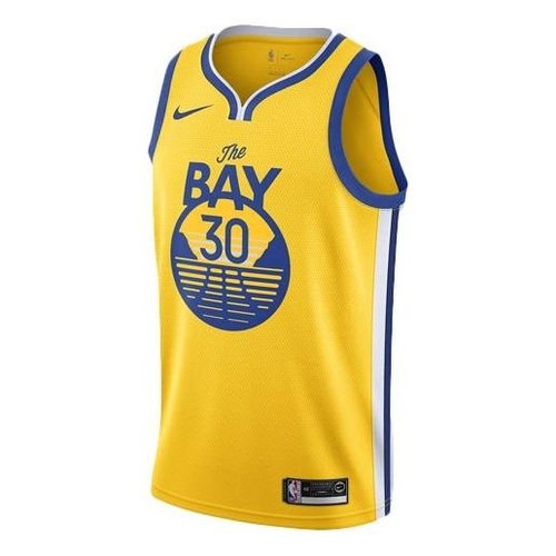 Nike NBA Swingman Jersey SW golden state warriors stephen curry - Yellow - AT9799-731