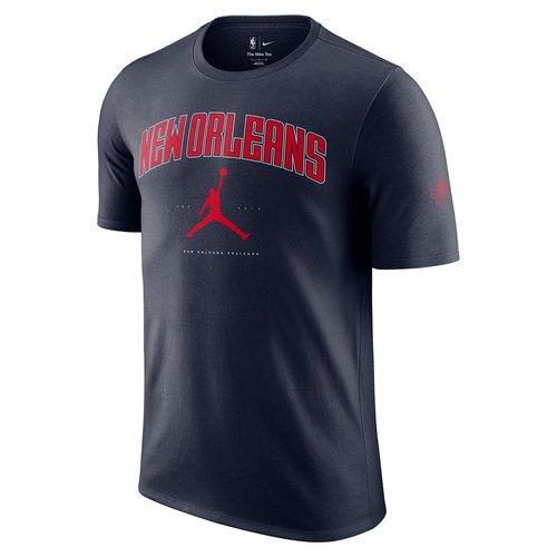 New Orleans Pelicans Essential Air Jordan NBA T-Shirt - College Navy - HQ1242-419