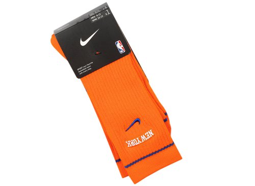 Nike New York Knicks Courtside NBA Socks - Brilliant Orange/Rush Blue - DJ3746-800