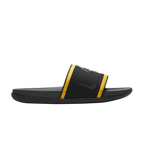 NFL x Nike OffCourt Slide - Black/University Gold/Black/Anthracite - DD0547-001