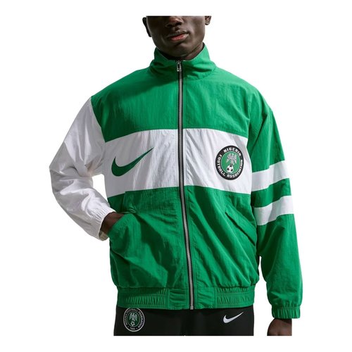 Nigeria 1996 Reissue Nike Soccer Replica Track Jacket - Court Green/White/Court Green - II6993-310