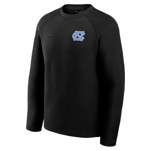 North Carolina Tech Fleece Nike Brand College Pullover Crew - Black - 0JL6912ZNCN-6DU