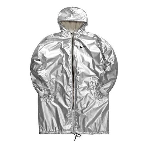 Nike Nrg Ti Parka x Fear of God Jacket - Metallic Silver - AR0646-095