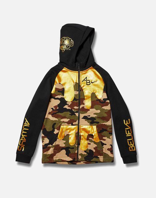 Nike NSW AIDEN FULL-ZIP LEGACY HOODIE - Black - CD6155-010