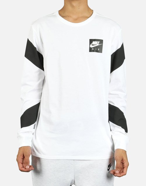 Nike NSW AIR 2 LONG-SLEEVE SHIRT - White/Black - AA6297-100