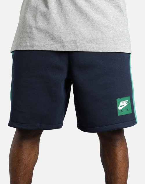 nike air fleece shorts green
