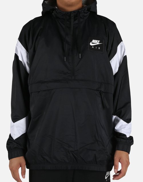 Nike NSW AIR WOVEN JACKET - Black/White - 932137-010