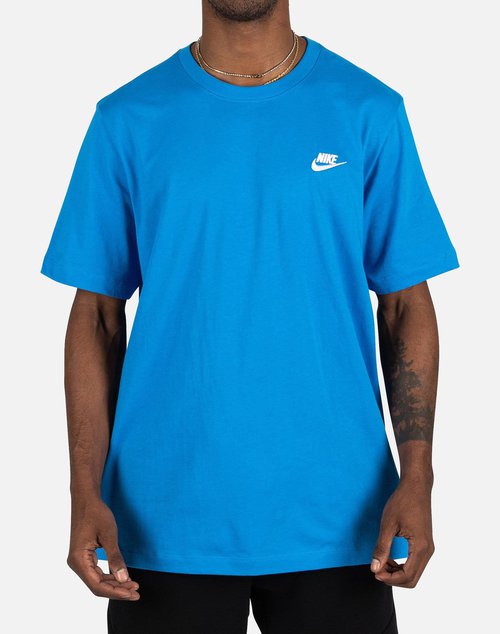 Nike Sportswear Club T-Shirt - Light Photo Blue/White - AR4997-435