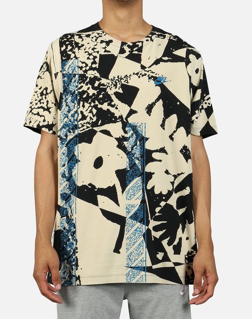 Nike NSW FLORAL STENCIL TEE - White - BQ0118-010