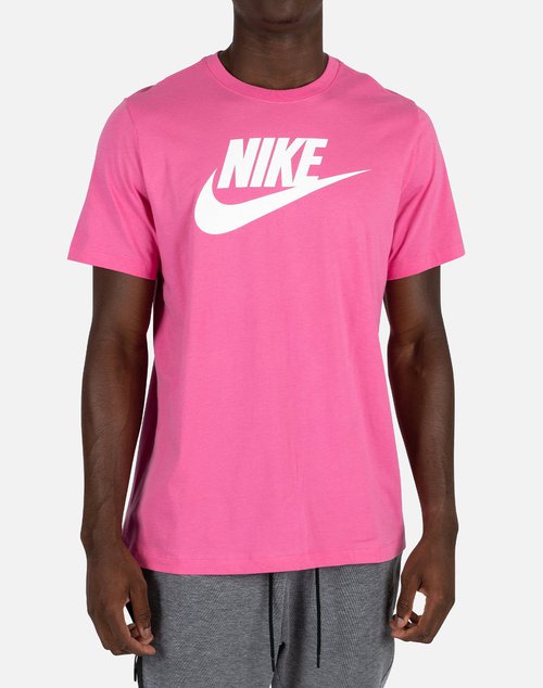 Nike NSW FUTURA ICON TEE - Pink/White - AR5004-684