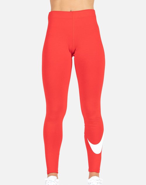 Nike NSW LEG-A-SEE SWOOSH LEGGINGS - RED - AR3509-657