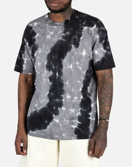 Nike Nsw Wild Max 90 Tie-Dye Tee 'Black/Grey-White' DB6149-101