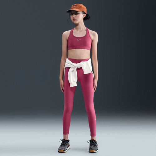 Nike One Dri-FIT High-Waisted Leggings - Sweet Beet/White - FZ5605-634
