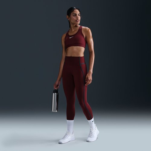 Nike One High-Waisted 7/8 Leggings - Dark Team Red/Armory Navy/Black - HJ1137-619