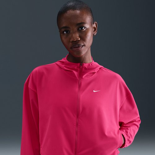 Nike One Repel Oversized Hooded Woven Jacket - Rush Pink/White - IH8600-666