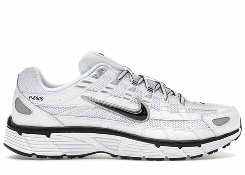 Nike P-6000 | Size 14 - White/Metallic Silver/Black/Black - CD6404-107