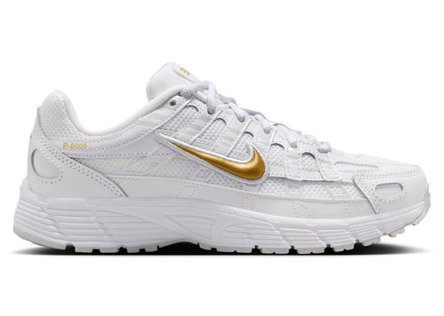Nike P-6000 - White/Pure Platinum/Metallic Gold - HV5064-102