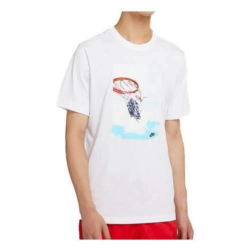 Nike Pattern Printing Short Sleeve T-Shirt - White - CK9514-100