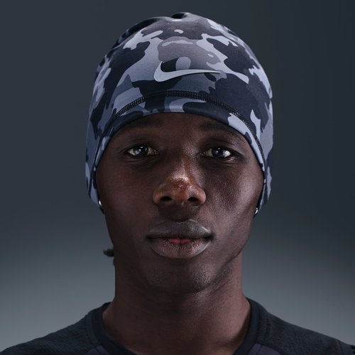 Nike Peak Dri-FIT Uncuffed Beanie - Smoke Grey/Silver - N1013572-089
