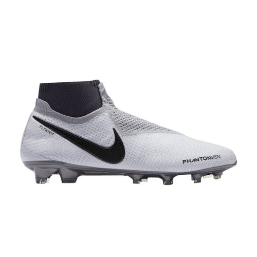 Nike Phantom Vision Elite DF FG - Pure Platinum/Wolf Grey-Light Crimson-Metallic Dark Grey - AO3262-061