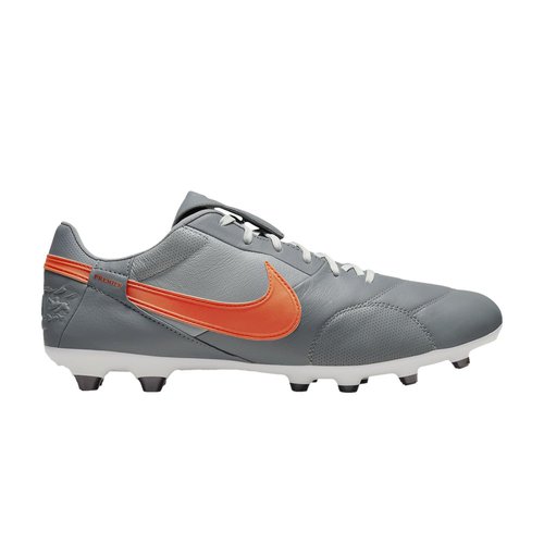 Nike Premier 3 FG - Smoke Grey/Light Smoke Grey/Sail/Safety Orange - AT5889-003
