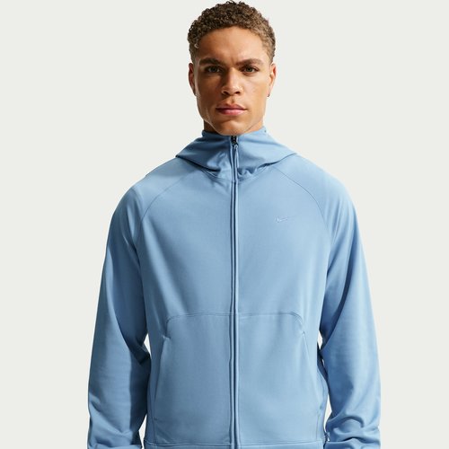 Nike Primary NanoKnit Dri-FIT UV Protection Full-Zip Performance Hoodie - Work Blue/Work Blue - II1308-486