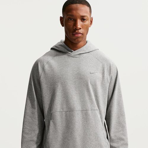 Nike Primary NanoKnit Dri-FIT UV Protection Pullover Performance Hoodie - Smoke Grey/Heather/Smoke Grey - II1304-085