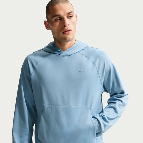 Nike Primary NanoKnit Dri-FIT UV Protection Pullover Performance Hoodie - Work Blue/Work Blue - II1304-486