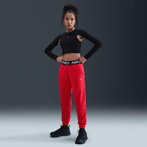 Nike Pro Fleece Dri-FIT Jogger Pants - University Red/University Red/Black/White - HV0289-657